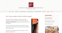 Desktop Screenshot of dermatologybeverlyhills.com